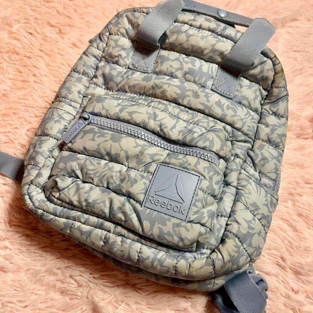 Reebok Women’s Cameron Quilted Coquette Pastel‎ Preppy Floral Mini Backpack